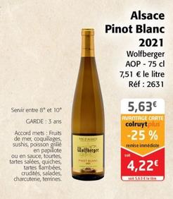 Wolfberge - Alsace Pinot Blanc 2021