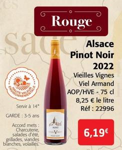 Vieilles Vignes Viel Armand - Alsace Pinot Noir 2022