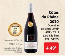 Domaine Le Vieux Lavoir - Côtes du Rhône 2020