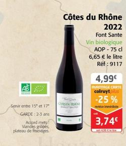 Font Sante - Côtes du Rhône 2022