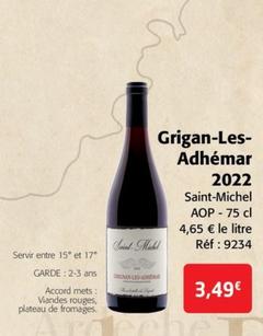 Saint-Michel - Grigan-Les-Adhémar 2022