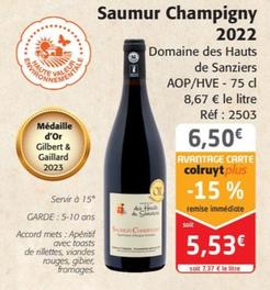 Domaine des Hauts de Sanziers - Saumur Champigny 2022