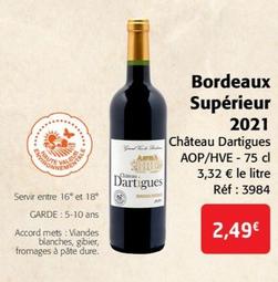 Château Dartigues - Bordeaux Supérieur 2021
