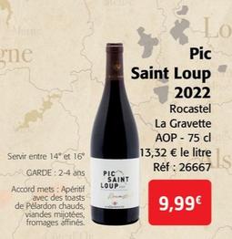 La Gravette -  PIc Saint Loup 2022
