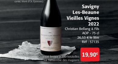 Christian Bellang & Fils - Savigny Les-Beaune Vieilles Vignes