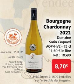 Domaine Sorin Coquard - Bourgogne Chardonnay 2022