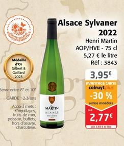 Henri Martin -Alsace Sylvaner 2022