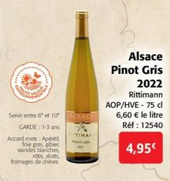 Rittimann - Alsace Pinot Gris 2022