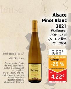 Wolfberger -Alsace Pinot Blanc 2021