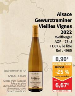 Wolfberger - Alsace Gewurztraminer Vieilles Vignes 2022