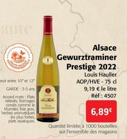 Louis Hauller -Alsace Gewurztraminer Prestige 2022