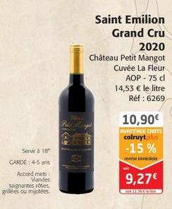 Château Petit Mangot - Saint Emilion Grand Cru 2020