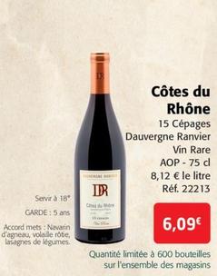 Dauvergne Ranvier Vin Rare - Côtes du Rhône