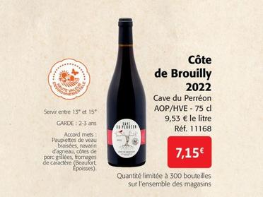 Cave du Perréon - Côte de Brouilly 2022