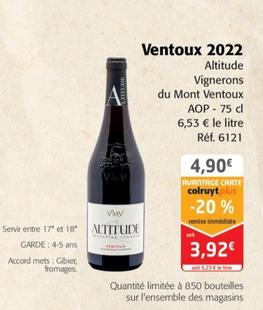 Vignerons du Mont Ventoux - Ventoux 2022