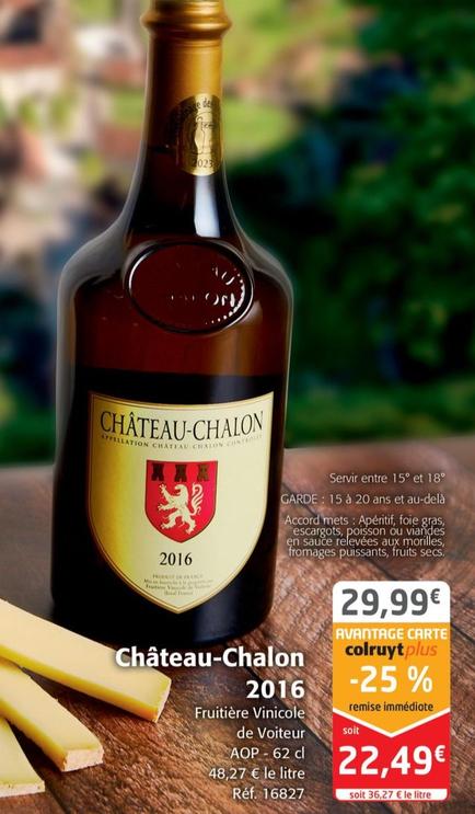 Fruitière Vinicole de Voiteur - Château-Chalon 2016