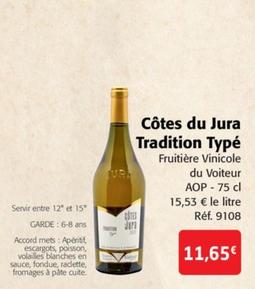 Fruitière Vinicole du Voiteur - Côtes Du Jura Tradition Typé