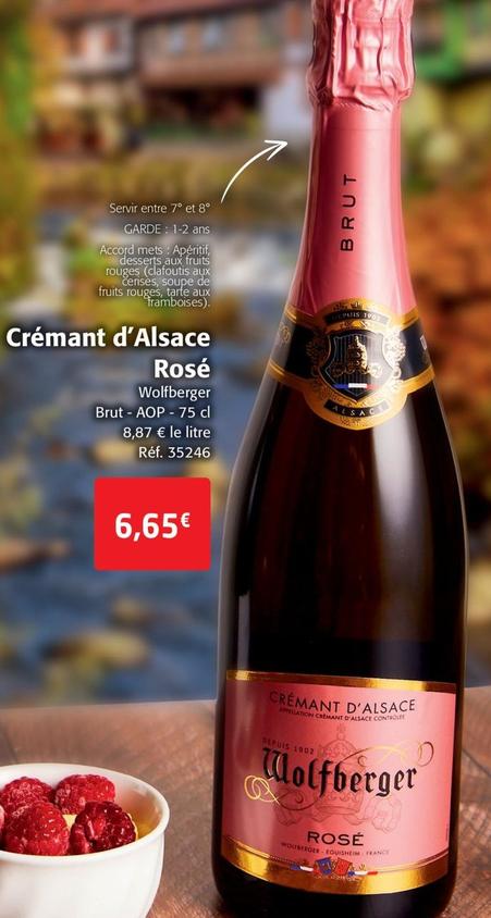 Wolfberger - Crémant D'Alsace Rosé