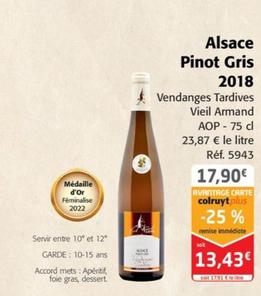 Vieil Armand - Alsace Pinot Gris 2018