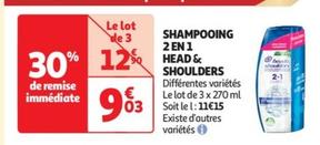 Shampooing 2 en 1 offre à 9,03€ sur Auchan Supermarché