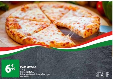 Pizza Diavola offre à 6,99€ sur Auchan