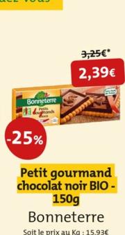 Bonneterre - Petit Gourmand Chocolat Noir Bio