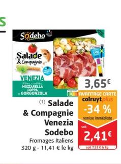 Salade & Compagnie Venezia offre à 3,65€ sur Colruyt