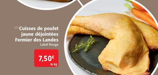 Label Rouge - Cuisses de poulet jaune déjointées Fermier des Landes