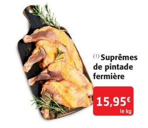 Suprêmes de pintade fermière