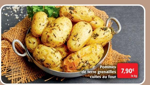 Pommes de terre grenailles cuites au four