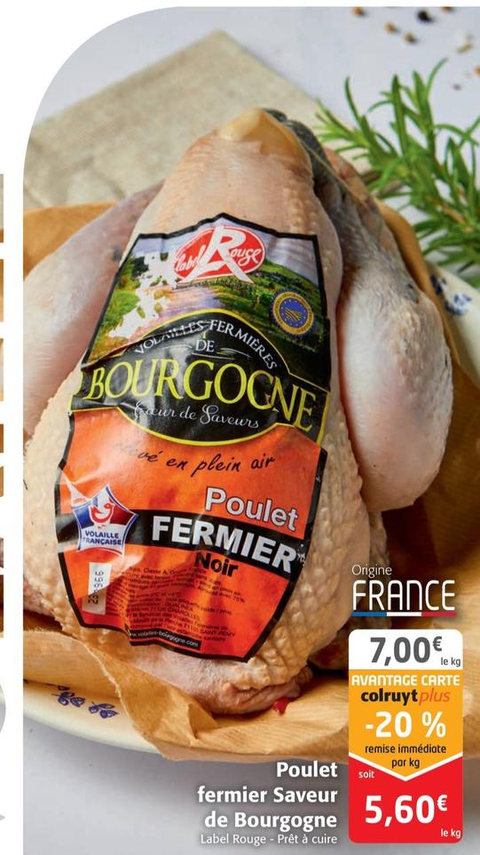 Label Rouge - Poulet fermier Saveur de Bourgogne