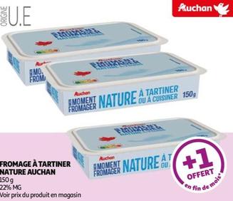 auchan - fromage a tartiner nature
