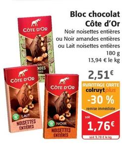 Bloc chocolat