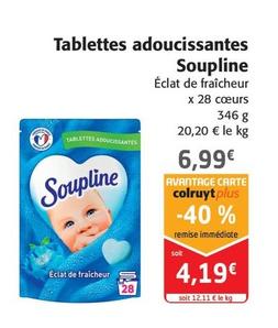 Tablettes adoucissantes