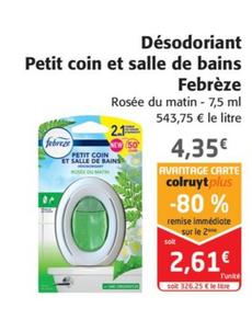 Désodoriant Petit coin et salle de bains