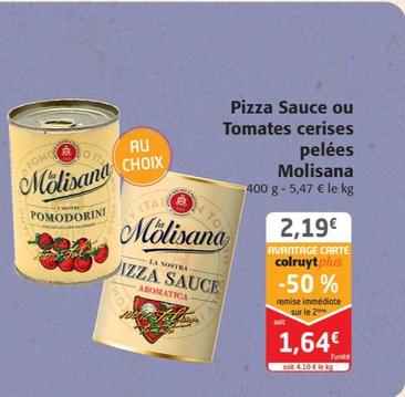 molisana - pizza sauce ou tomates cerises pelees
