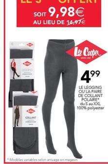 Le Cooper Le Legging Ou La Paire De Collangt Polaire