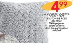 Le Coussin Fourrure Double Face