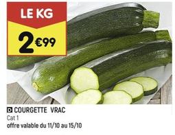 Courgette Vrac