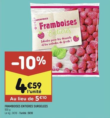 Framboises Entieres Surgelees