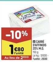 Carre D'Afinois 20% M.G.