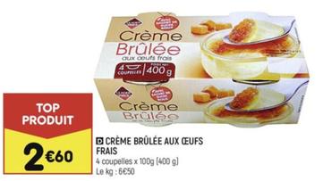 creme brulee aux oeufs