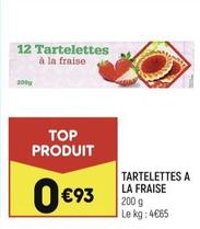 Tartelettes la fraise