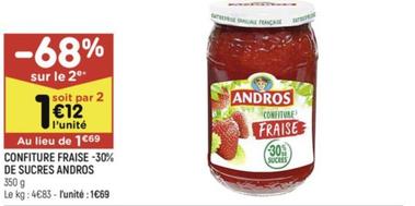 Confiture Fraise -30% de Scures