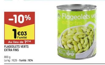 Flageolets Verts Extra Fins