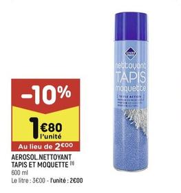 Aerosol Nettoyant Tapis Et Moquette