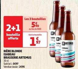 BRASSERIE ARTEMUS - BIÈRE BLONDE ISABEAU