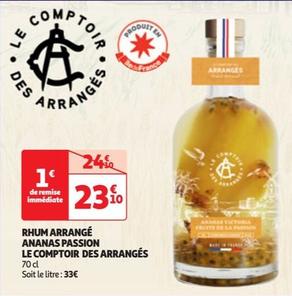 Le comptoir des arranges - rhum arrange ananas passion