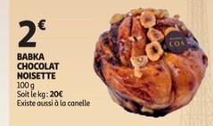 Babka chocolat noisette