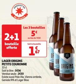 PETITE COURONNE - LAGER ORIGINS